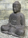 Stone Meditating Kamakura Garden Buddha Statue 22" - Routes Gallery