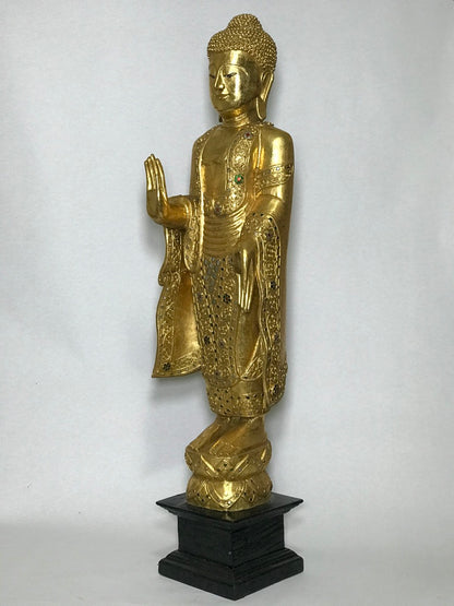 Abhaya and Varada Mudra Buddha Statue 36" - Routes Gallery