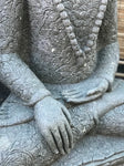 Stone Earth Witness Buddha Statue 44"