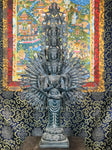 Brass Avalokiteshvara with 1000 Arms Statue 27" - Routes Gallery