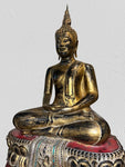 Wood Thai Meditation Buddha Statue 40"