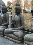 Stone Teaching Buddha Garden Sculpture 43"