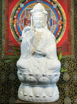 Porcelain Seated Quan Yin Statue 29" - Routes Gallery