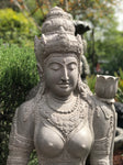 Stone Devi Tara Garden Statue 45" - Routes Gallery