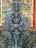 Brass Avalokiteshvara with 1000 Arms Statue 27" - Routes Gallery