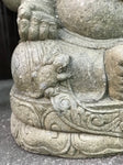 Seated Stone Ganesh Statue 41"