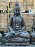 Stone Earth Witness Buddha Sculpture 43"