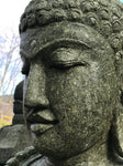 Seated Stone Namaste Buddha Statue 46"