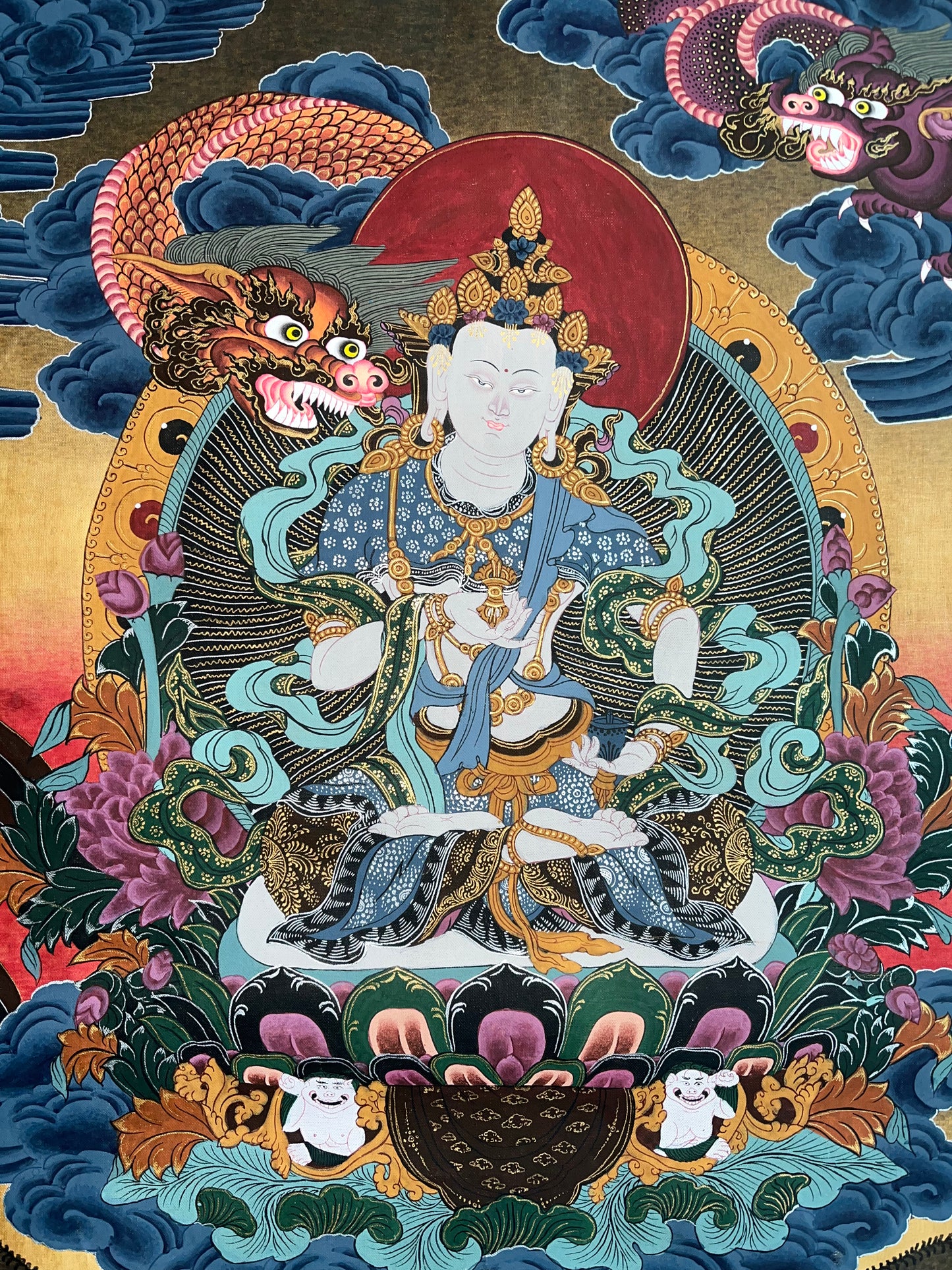 Vajrasattva Thangka Painting
