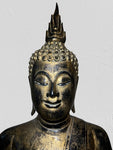 Wood Thai Meditation Buddha Statue 40"