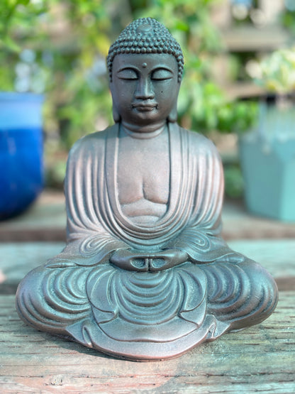 Kamakura Meditation Buddha Statue 8.75"