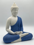 Porcelain Meditating Buddha Statue 12"