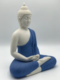 Porcelain Meditating Buddha Statue 12"