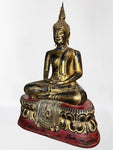 Wood Thai Meditation Buddha Statue 40"