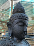 Stone Earth Witness Buddha Sculpture 43"
