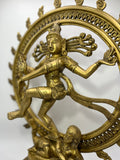 Brass Dancing Shiva Nataraja Statue 18.5"