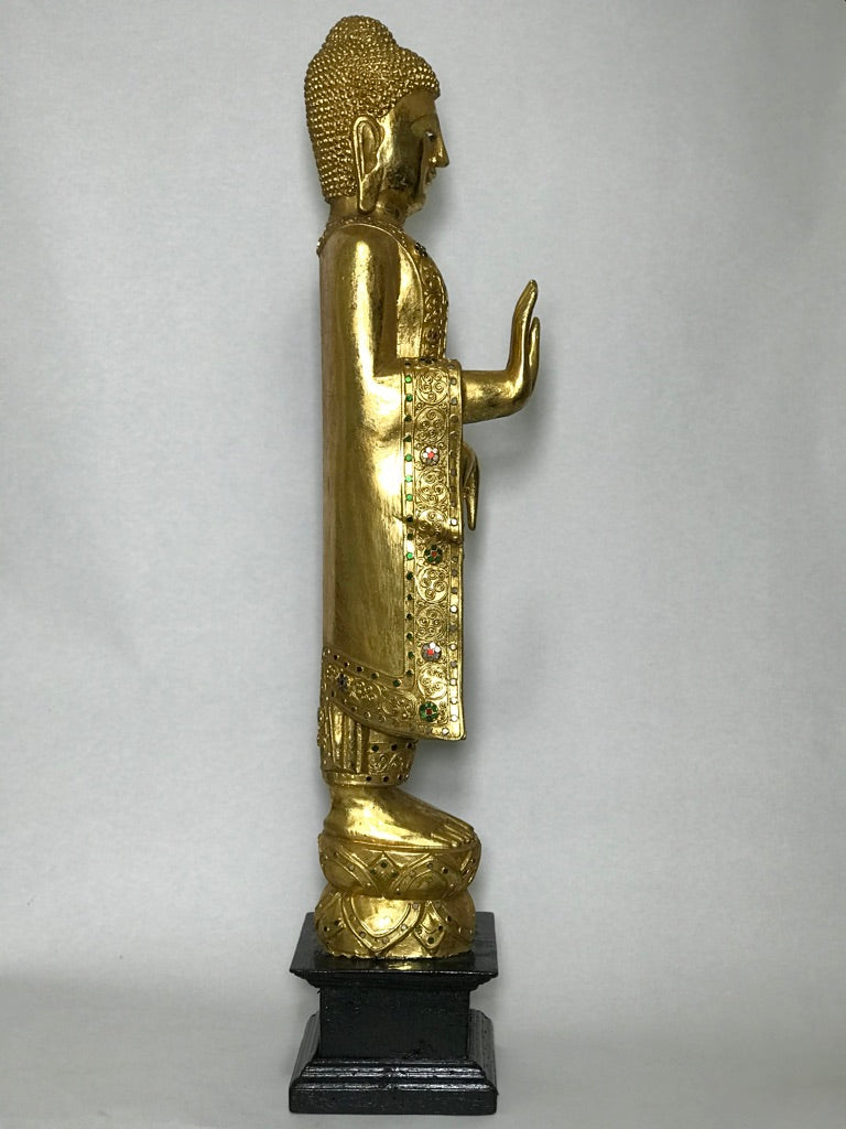Abhaya and Varada Mudra Buddha Statue 36" - Routes Gallery