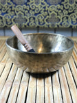 Medicine Buddha Handmade Singing Bowl 9.75" - Routes Gallery