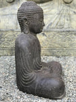 Stone Meditating Kamakura Garden Buddha Statue 22" - Routes Gallery