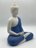 Porcelain Meditating Buddha Statue 12"