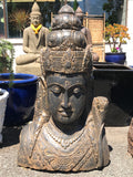 Stone Devi Tara Goddess Head Bust 42"