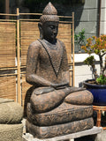 Large Stone Meditation Buddha Statue 61"