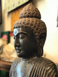 Stone Earth Witness Buddha Statue 36"