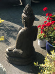 37" Stone Praying Namaste Buddha Statue