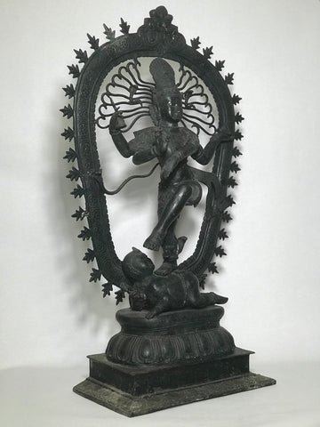 Brass Dancing Shiva Nataraja Statue 36 – Routes Gallery