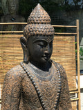 Large Stone Meditation Buddha Statue 61"
