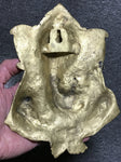 Brass Ganesh Wall Hanging 8.5" - Routes Gallery