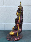 Brass Meditating Shiva Statue 12"