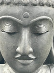 Stone Buddha Bust Garden Statue 39" - Routes Gallery