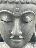 Stone Buddha Bust Garden Statue 39" - Routes Gallery