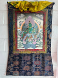 Green Tara Thangka Painting