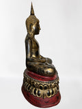 Wood Thai Meditation Buddha Statue 40"