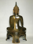 Brass Thai Ayutthaya Buddha Statue 25" - Routes Gallery