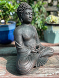 Meditating Garden Buddha Statue 11"
