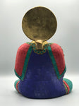 Brass Seated Buddha Statue 12"