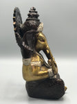 Brass Seated Ganesh Statue 7.5"