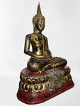 Wood Thai Meditation Buddha Statue 40"