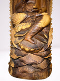 Wood Buddha Sculpture in Vitarka Mudra 45"