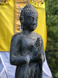 Standing Namaste Garden Buddha Statue 40" - Routes Gallery