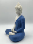 Porcelain Meditating Buddha Statue 12"