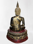 Wood Thai Meditation Buddha Statue 40"