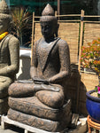 Large Stone Meditation Buddha Statue 61"