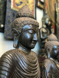 Stone Earth Witness Buddha Garden Statue 41"