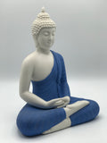 Porcelain Meditating Buddha Statue 12"