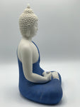 Porcelain Meditating Buddha Statue 12"