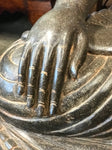 Stone Earth Touching Buddha Statue 36"